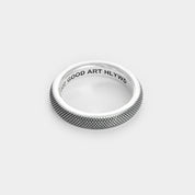 GA-SPACER-RING-GB - GOOD ART HLYWD Spacer Ring Goosebumps - Sterling Silver
