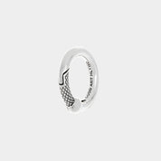 GA-SPRING-RING-SM-GB-A - GOOD ART HLYWD Spring Ring Smooth/Goosebumps- Sterling Silver