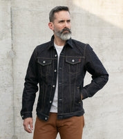IH-526L - 19oz Left-Hand Twill Selvedge Denim Type III Jacket - Indigo