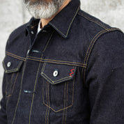 IH-526L - 19oz Left-Hand Twill Selvedge Denim Type III Jacket - Indigo