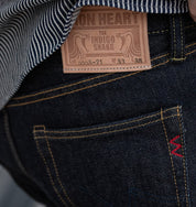 IH-555S-21 - 21oz Selvedge Denim Super Slim Jeans - Indigo