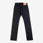 IH-666S-142BB - 14oz Selvedge Denim Slim Straight Cut Jeans - Black/Black