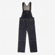 IH-805-IND - 21oz Selvedge Denim Double Knee Overalls - Indigo