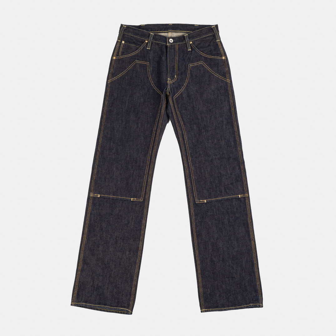 IH-822-IND - 21oz Selvedge Denim Double Knee Engineer Pants