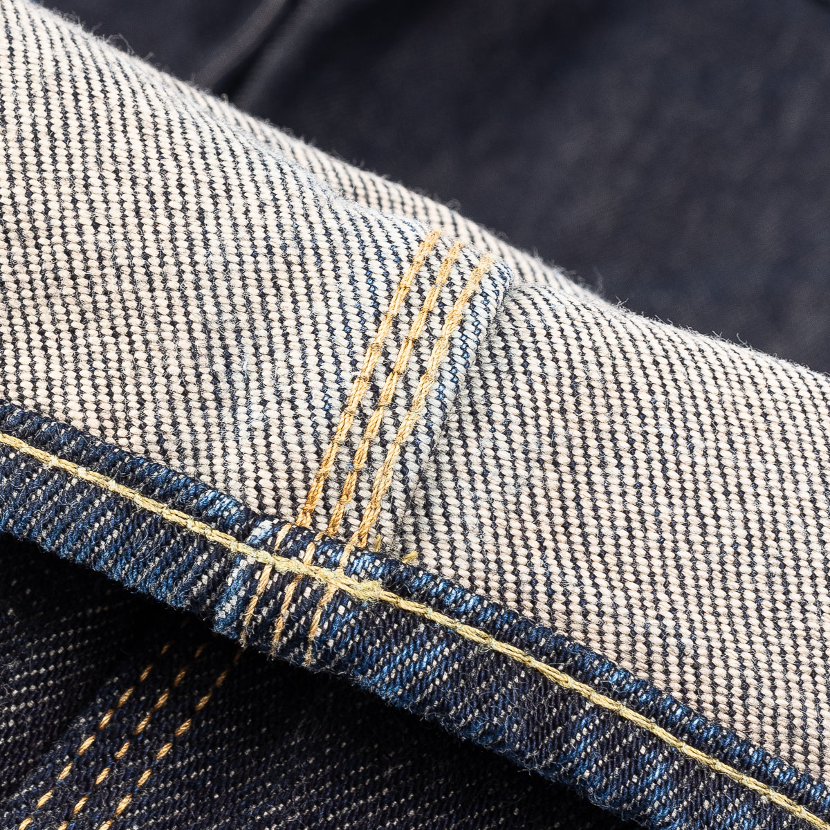 IH-805-IND - 21oz Selvedge Denim Double Knee Overalls - Indigo