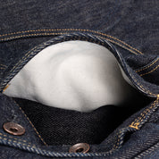 IH-805-IND - 21oz Selvedge Denim Double Knee Overalls - Indigo