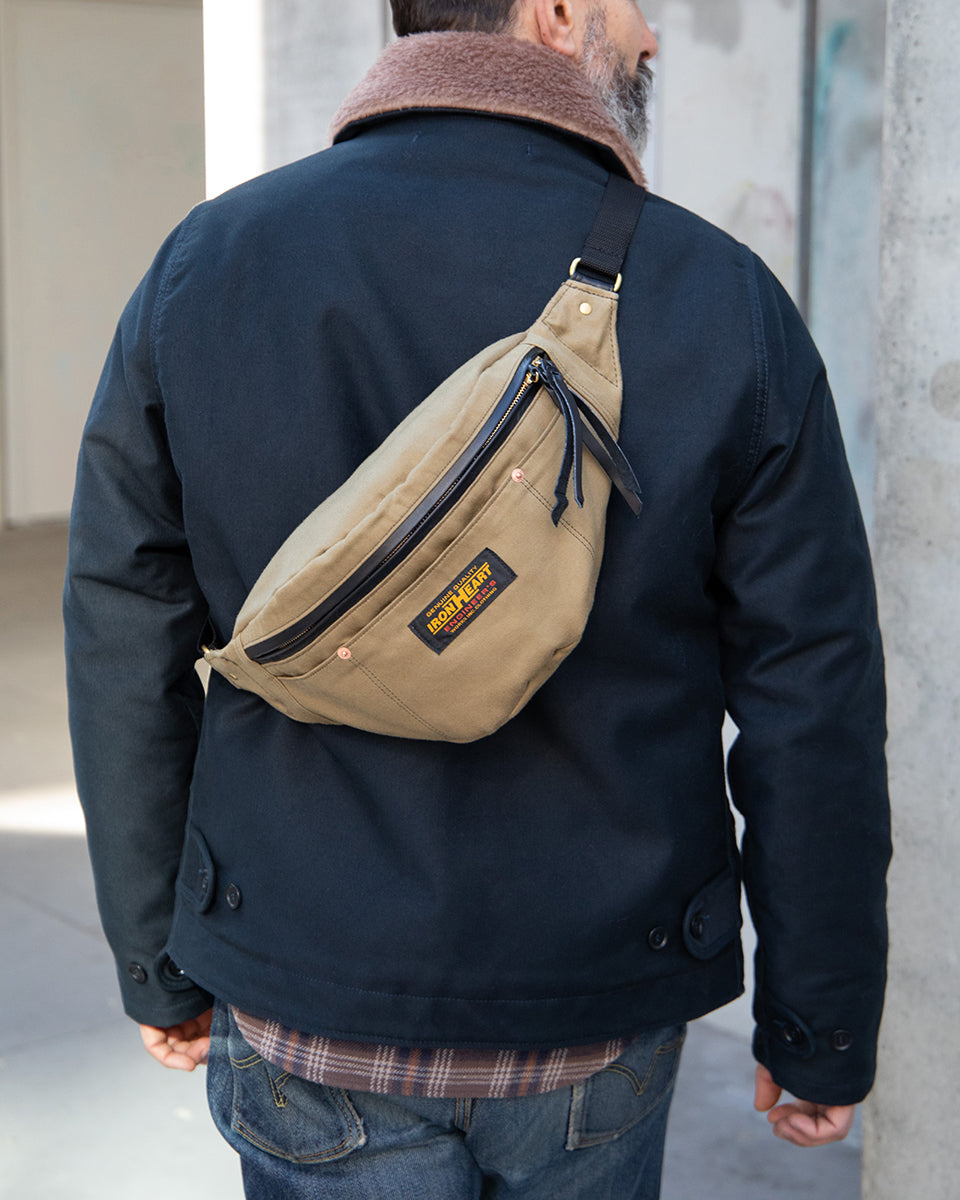 IHE-53-KHA - FW25 - Whipcord Waist Bag - Khaki