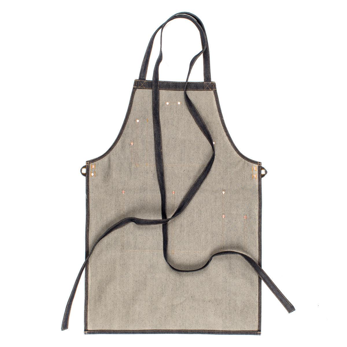 IHG-056-IND - 21oz Selvedge Denim Apron - Indigo