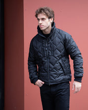 IHJ-153-BLK - FW25 - Primaloft® Quilted Rider’s Jacket - Black