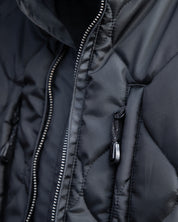 IHJ-153-BLK - FW25 - Primaloft® Quilted Rider’s Jacket - Black