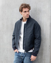 IHM-47-NAV - 12oz Whipcord Tanker Jacket - Navy