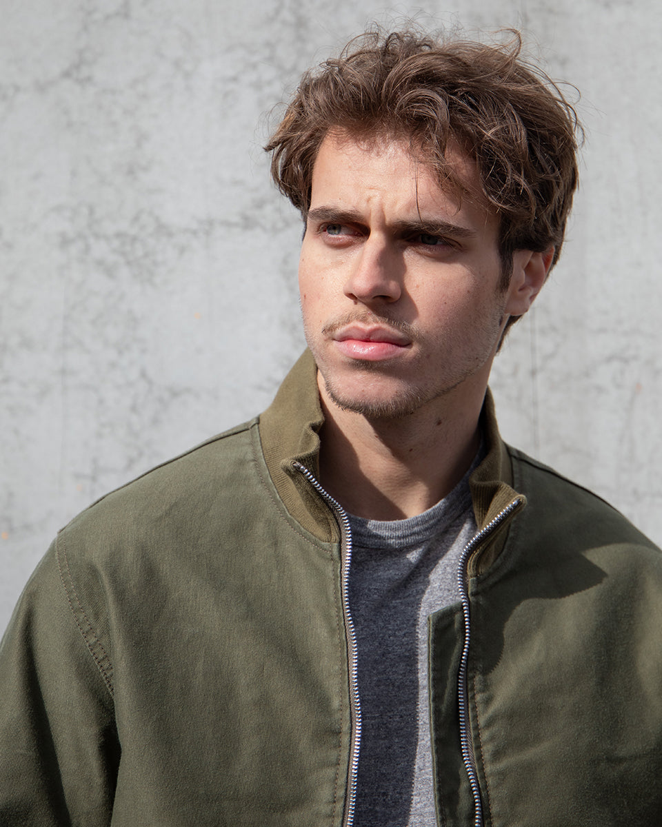 IHM-47-ODG - 12oz Whipcord Tanker Jacket - Olive Drab Green