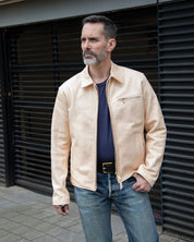 IHSB-BB-NAT - Natural Horsehide Jacket - The Bareback