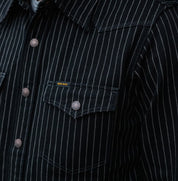 IHSH-227-BLK - 12oz Wabash CPO Shirt - Black