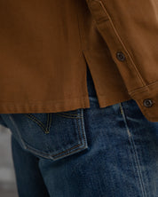 IHSH-423-CAM - 13oz Oxford Cloth Work Overshirt - Camel