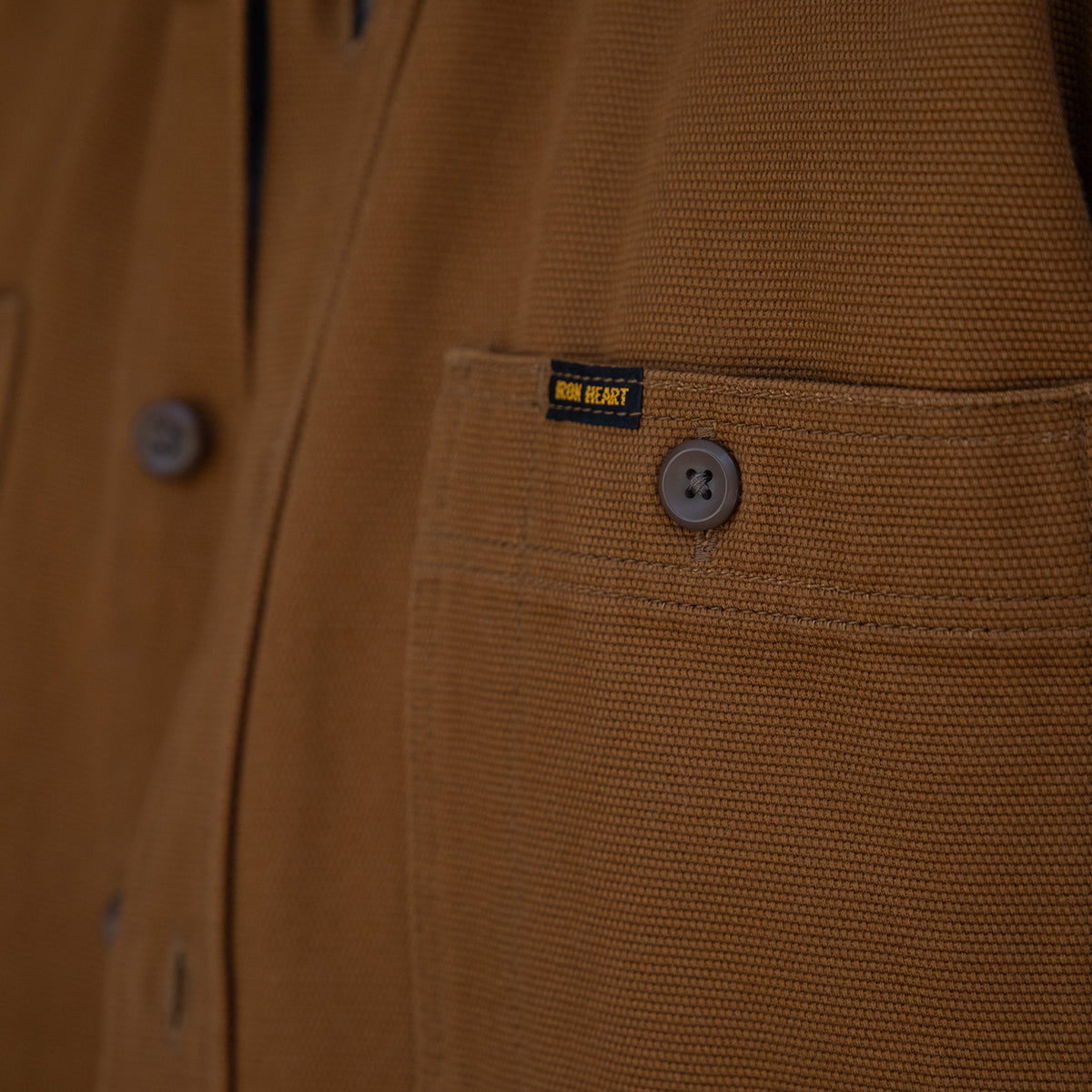 IHSH-423-CAM - 13oz Oxford Cloth Work Overshirt - Camel