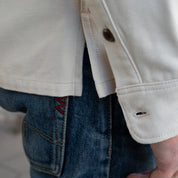IHSH-423-IVO - 13oz Oxford Cloth Work Overshirt - Ivory