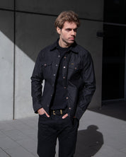 IHSH-425-BLK - FW25 - 8oz Military Whipcord CPO Shirt - Black