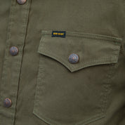 IHSH-425-OLV - FW25 - 8oz Military Whipcord CPO Shirt - Olive