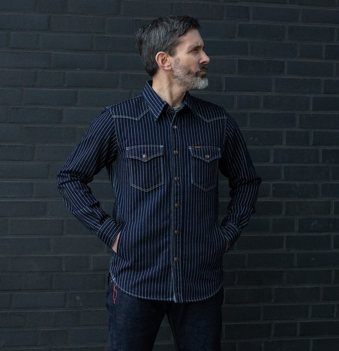 IHSH-227-IND - 12oz Wabash CPO Shirt - Indigo
