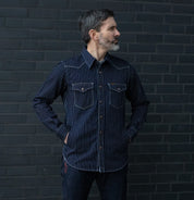 IHSH-227-IND - 12oz Wabash CPO Shirt - Indigo