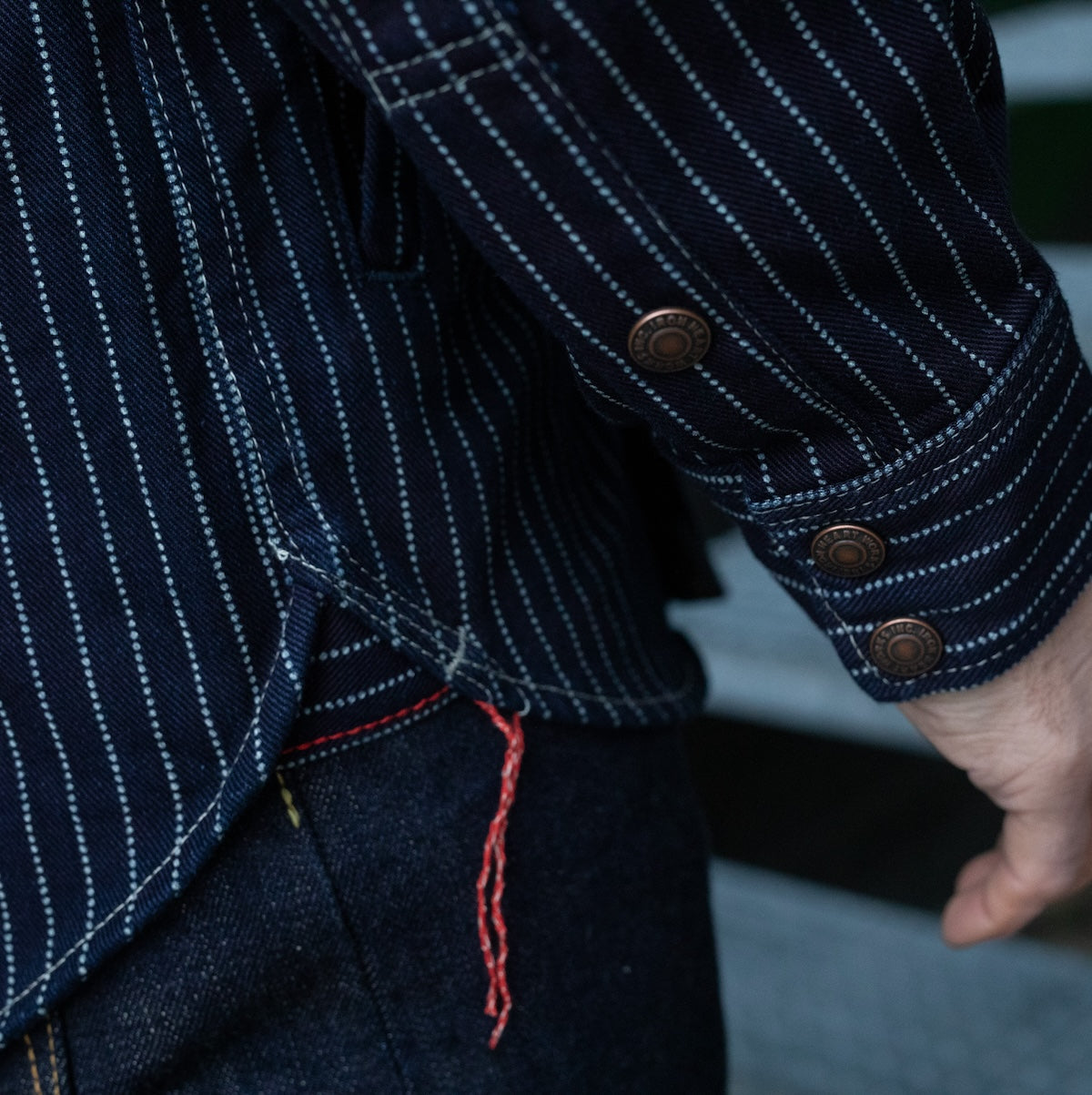 IHSH-227-IND - 12oz Wabash CPO Shirt - Indigo