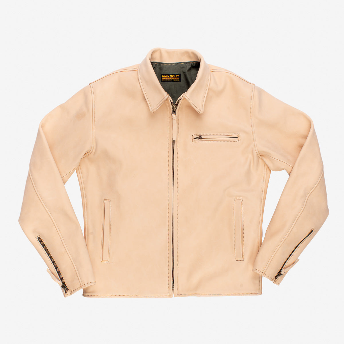 IHSB-BB-NAT - Natural Horsehide Jacket - The Bareback