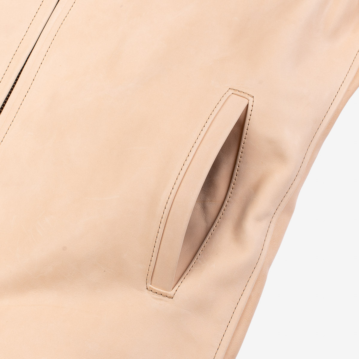 IHSB-BB-NAT - Natural Horsehide Jacket - The Bareback