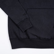 IHSW-HAM-BLK - 14oz Ultra Heavyweight Loopwheel Cotton Hoodie (Collaboration) - Vintage Black