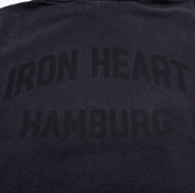 IHSW-HAM-BLK - 14oz Ultra Heavyweight Loopwheel Cotton Hoodie (Collaboration) - Vintage Black