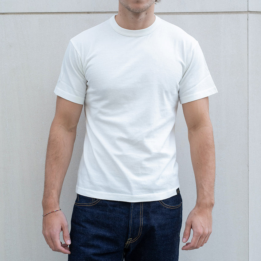 IHT-1610L-WHT - 6.5oz Loopwheel Crew Neck T-Shirt (Long) - White
