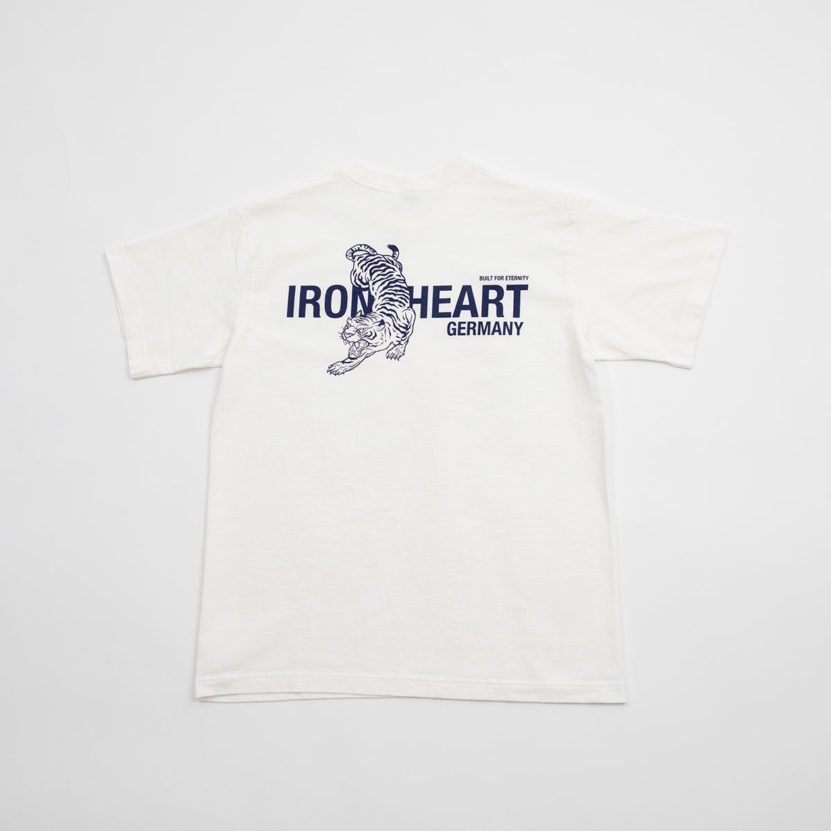 IHT-IHG-7-P-WHT - Iron Heart Germany 7.5oz Loopwheel Crew Neck