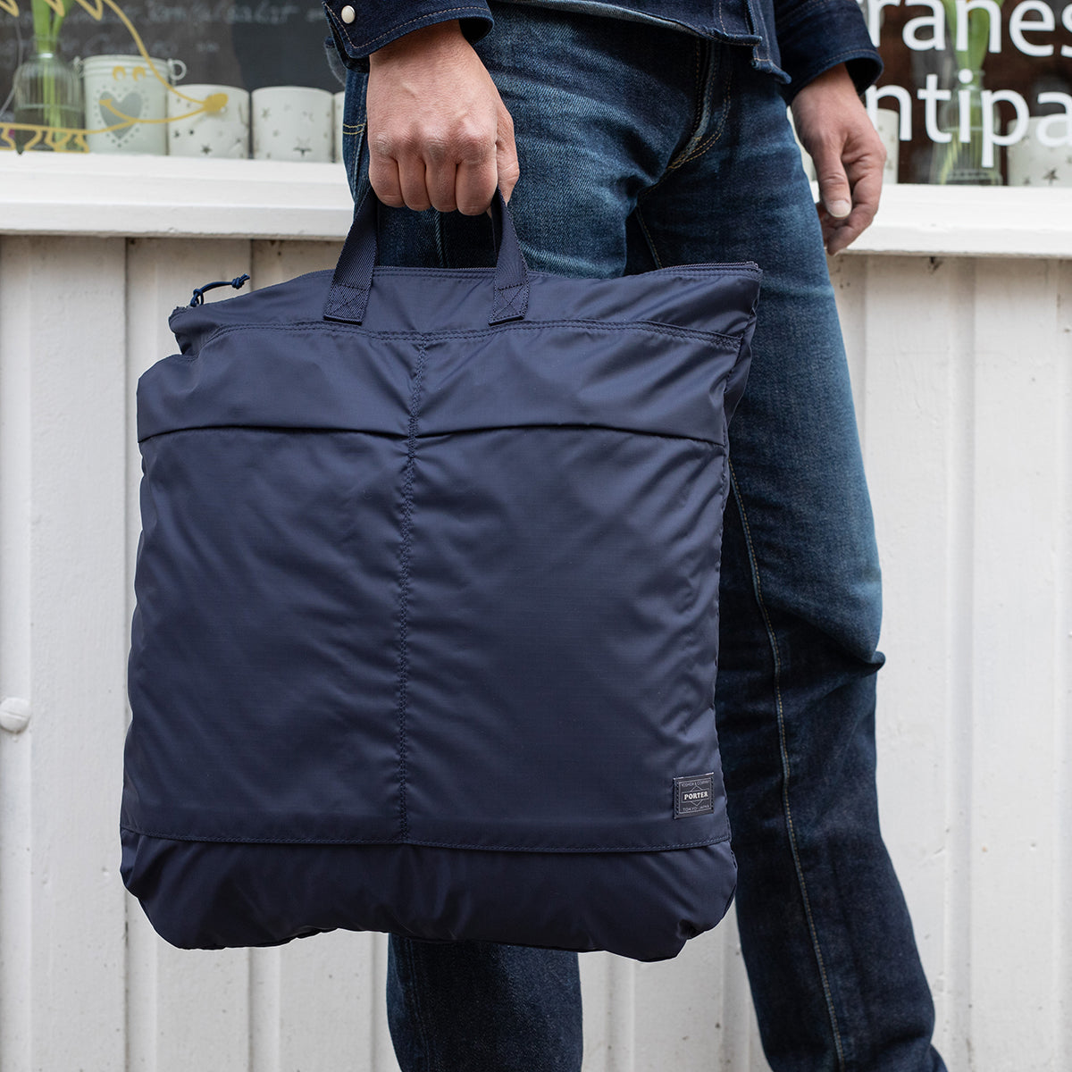 バッグ navy co PO-FLEX-HELMET-BAG-NAV - Porter-Yoshida & Co FLEX 2WAY HELMET BAG