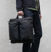 PO-FORCE-HELMET-BAG-BLK - Porter-Yoshida & Co. FORCE 2 WAY HELMET BAG - Black