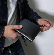 PO-FILM-ZIP-WALLET - Porter-Yoshida & Co. FILM ZIP WALLET - Black