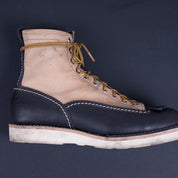 WE-BKBE1084014-NAT-10-5 - Wesco Lace-To-Toe Custom JOBMASTER (Size 10.5) - Black/Natural
