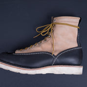 WE-BKBE1084014-NAT-10-5 - Wesco Lace-To-Toe Custom JOBMASTER (Size 10.5) - Black/Natural