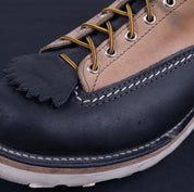 WE-BKBE1084014-NAT-10-5 - Wesco Lace-To-Toe Custom JOBMASTER (Size 10.5) - Black/Natural