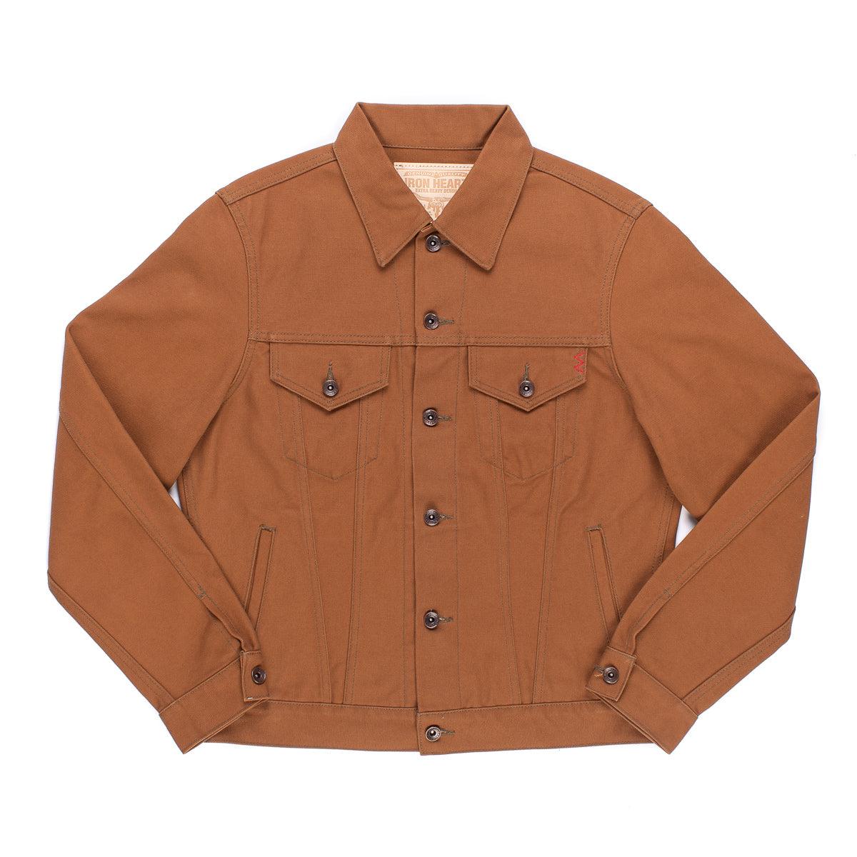IRON HEART IH-93 ブラウンジャケット Iron Heart Split Steer Modified Type III Jacket - Brown