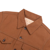 Image showing the IH-2526J - 17oz Duck Modified Type III Jacket - Brown which is a Jackets described by the following info Iron Heart, Jackets, Released, Tops and sold on the IRON HEART GERMANY online store