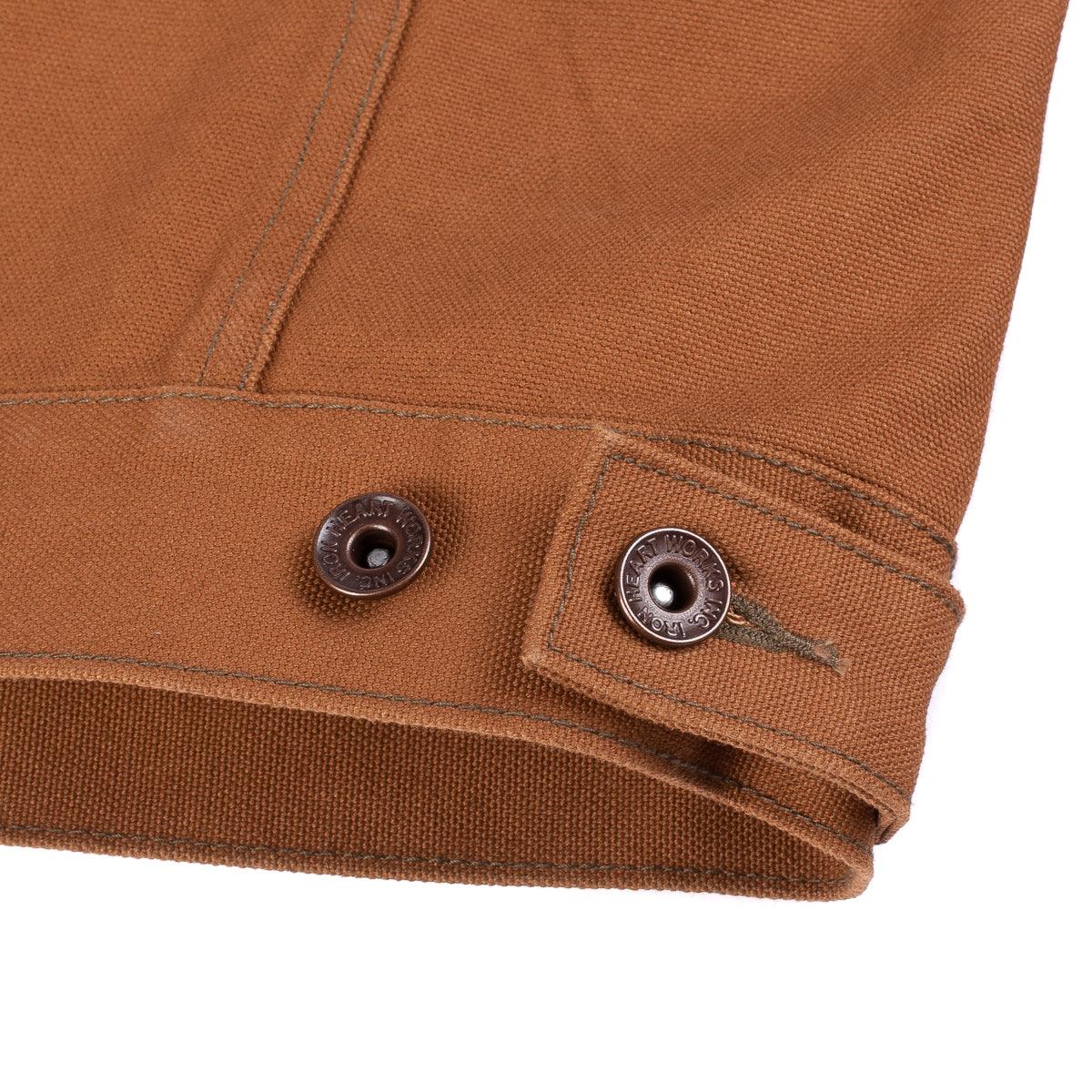 Image showing the IH-2526J - 17oz Duck Modified Type III Jacket - Brown which is a Jackets described by the following info Iron Heart, Jackets, Released, Tops and sold on the IRON HEART GERMANY online store