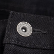 Image showing the IH-777S-142bb - 14oz Selvedge Denim Slim Tapered Jeans - Black/Black which is a Jeans described by the following info 777, Back In, Bottoms, Iron Heart, Jeans, Released, Slim, Tappered and sold on the IRON HEART GERMANY online store