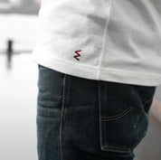 Image showing the IHT-1600-WHT - 11oz Crew Neck T-Shirt White which is a T-Shirts described by the following info Iron Heart, Released, T-Shirts, Tops and sold on the IRON HEART GERMANY online store