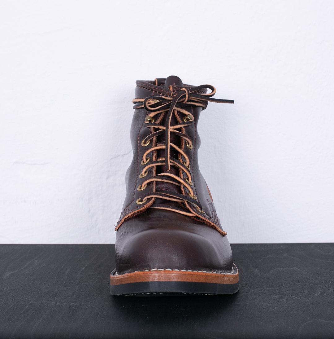 Image showing the WE-907CXL-BRN - Wesco Custom Warren Chromexcel - brown which is a Boots described by the following info Boots, Footwear, Wesco and sold on the IRON HEART GERMANY online store