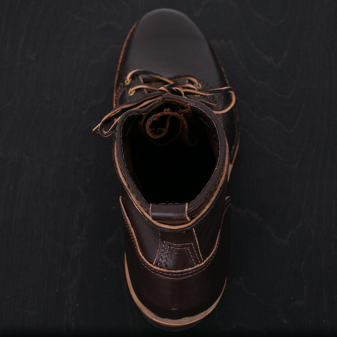 Image showing the WE-907CXL-BRN - Wesco Custom Warren Chromexcel - brown which is a Boots described by the following info Boots, Footwear, Wesco and sold on the IRON HEART GERMANY online store