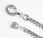 Image showing the Peanuts & Co Horse Wallet Chain (horse×horse) - Silver which is a WALLETS AND CHAINS described by the following info Accessories, Peanuts & Co, Released, WALLETS AND CHAINS and sold on the IRON HEART GERMANY online store