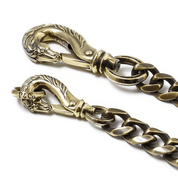 Image showing the Peanuts & Co Horse Wallet Chain (horse×horse) - Brass which is a WALLETS AND CHAINS described by the following info Accessories, Peanuts & Co, Released, WALLETS AND CHAINS and sold on the IRON HEART GERMANY online store