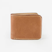 Image showing the IHG-01-NAT - Small Shell Cordovan Wallet - Natural which is a WALLETS AND CHAINS described by the following info Accessories, IHSALE_M23, Iron Heart, Released, WALLETS AND CHAINS and sold on the IRON HEART GERMANY online store
