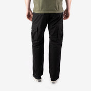 Image showing the IH-734-BLK - 8oz Ripstop Cargo - Black which is a Trousers described by the following info Bottoms, IHSALE_M23, Iron Heart, Released, Trousers and sold on the IRON HEART GERMANY online store