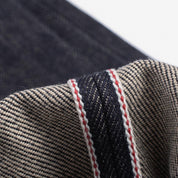 Image showing the IH-555S-21 - 21oz Selvedge Denim Super Slim Jeans Indigo which is a Jeans described by the following info 555, Back In, Bottoms, Iron Heart, Jeans, Released, Slim and sold on the IRON HEART GERMANY online store